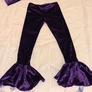 Circle pants with turban headband